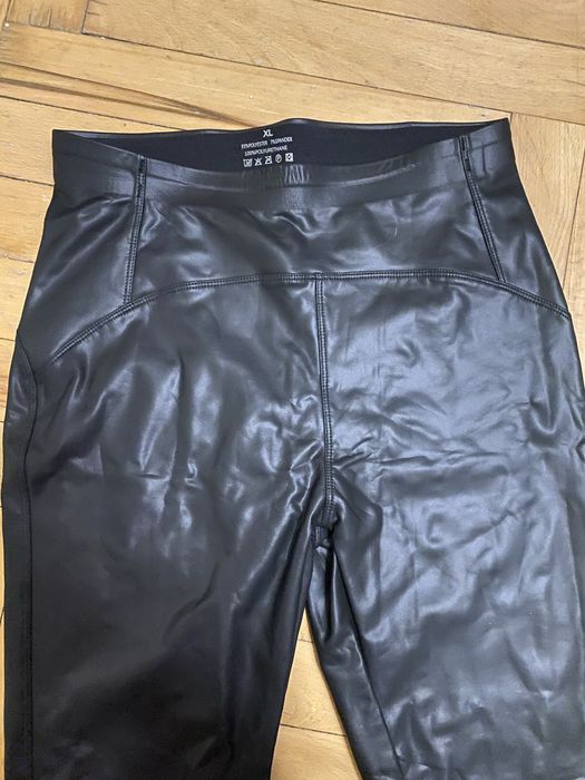 Легінси з еко шкіри