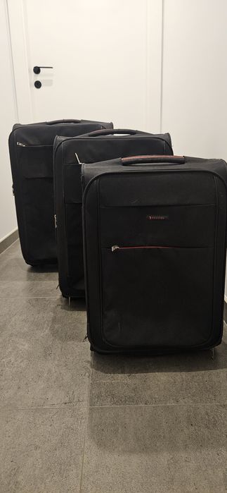 Walizki 3 sztuki  w kolorze czarnym