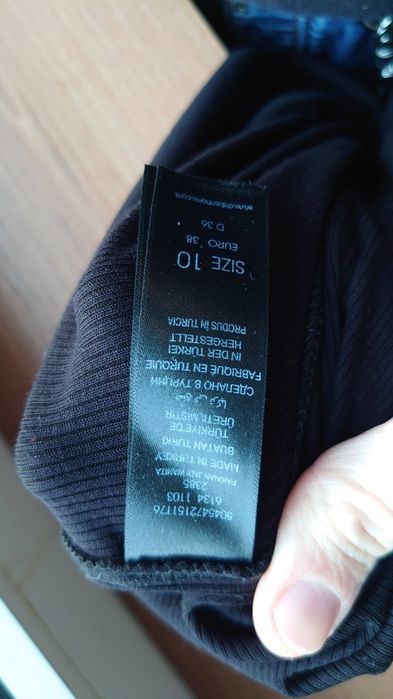 Redherring sukienka z koszulką czarno biała 38