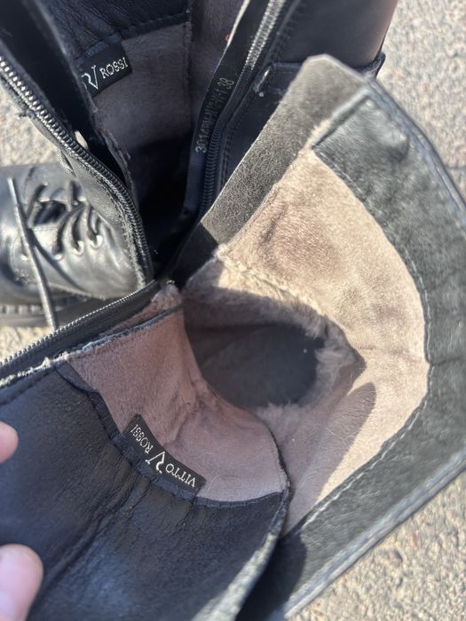 Ботинки кожанный vitto rossi