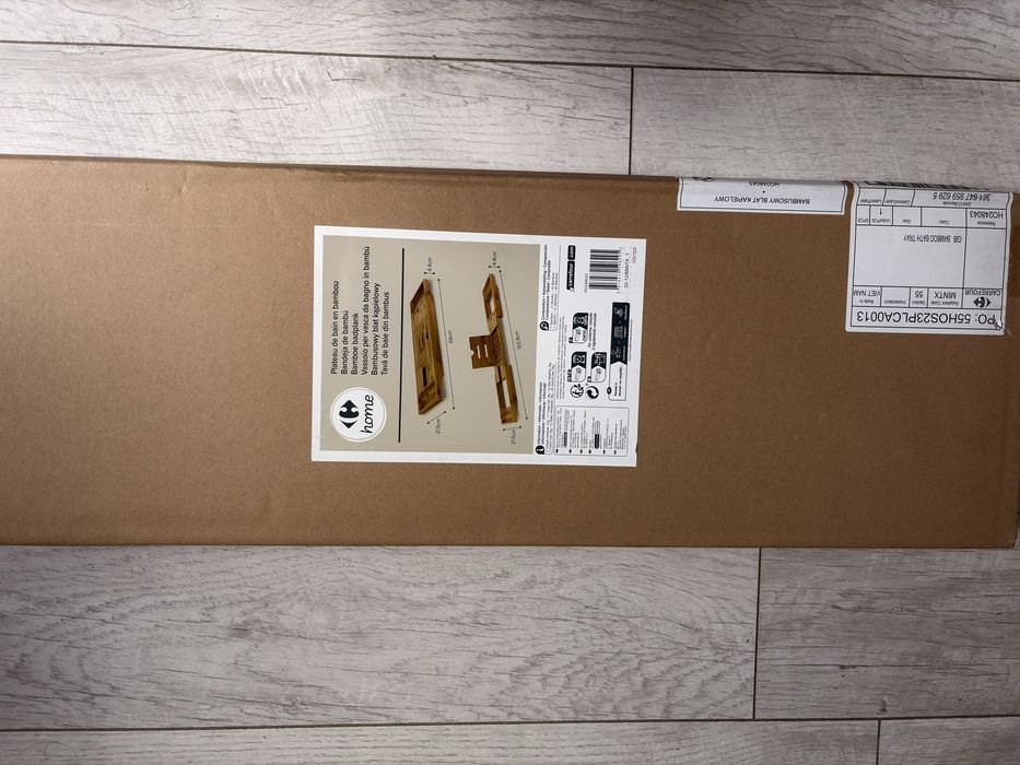 Blat do wanny bambusowy