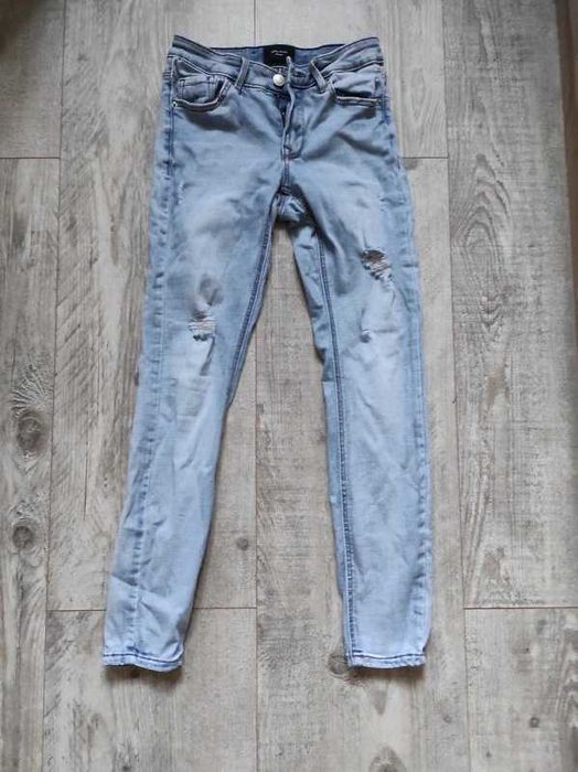 Damskie spodnie jeansowe rozmiar xs