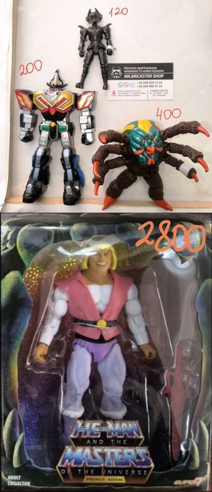 Фігурки рейнджеры фигурки скуби-ду хи-мен бен 10 годзилла атом гормиты