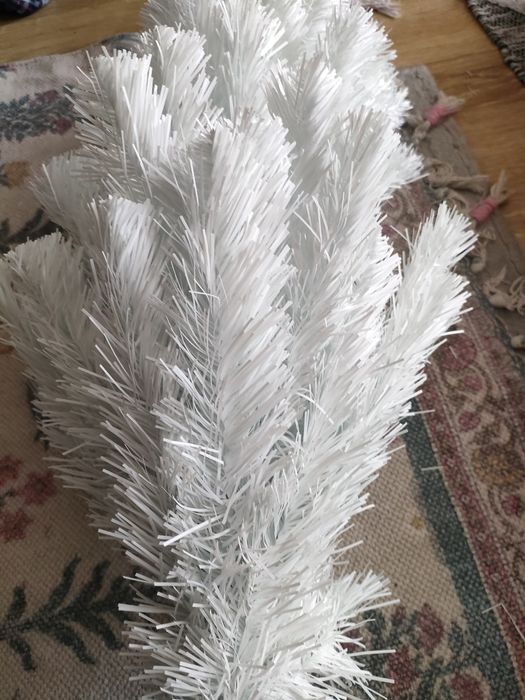 Choinka sztuczna biała 90 cm