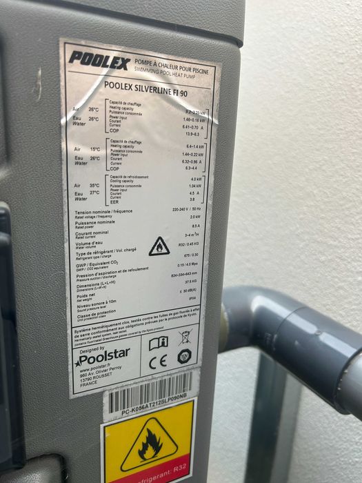 Bomba de Calor POOLEX Silverline FI 90