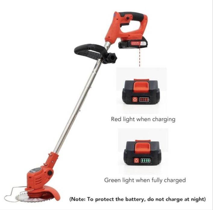 Corta relva a bateria