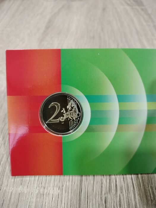 Moeda Comemorativa Colorida 2€ Proof Equipa Olímpica Portugal 2024