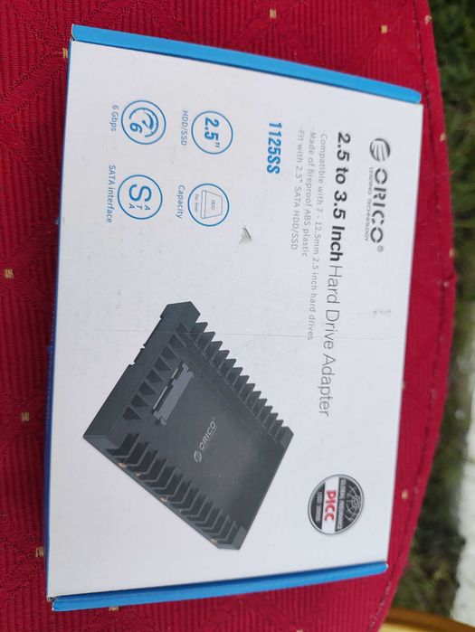 Orico Adapter SATA uchwyt montażowy na dysk 2,5cala do 3,5 cala przejściówka SSD HDD