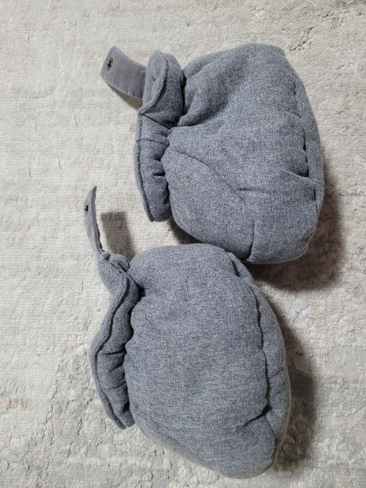 Продам чопики зимові до комбінезона сірі. 11см устілка