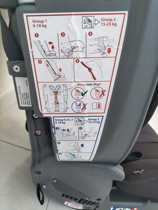 Cadeira auto Diono Radian 5 até aos 25 kg