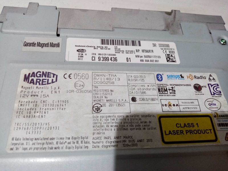 Rádio / auto-rádio BMW 3 (F30, F80)
