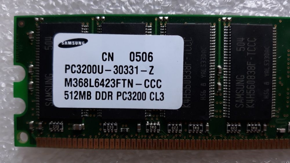 Samsung 512 MB RAM memory64575359356674121
