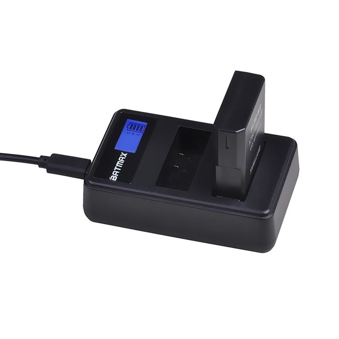 2 Batteries + Charger for Nikon EN-EL14 Series (D3000, D5000, Coolpix P7000)64741314962050124