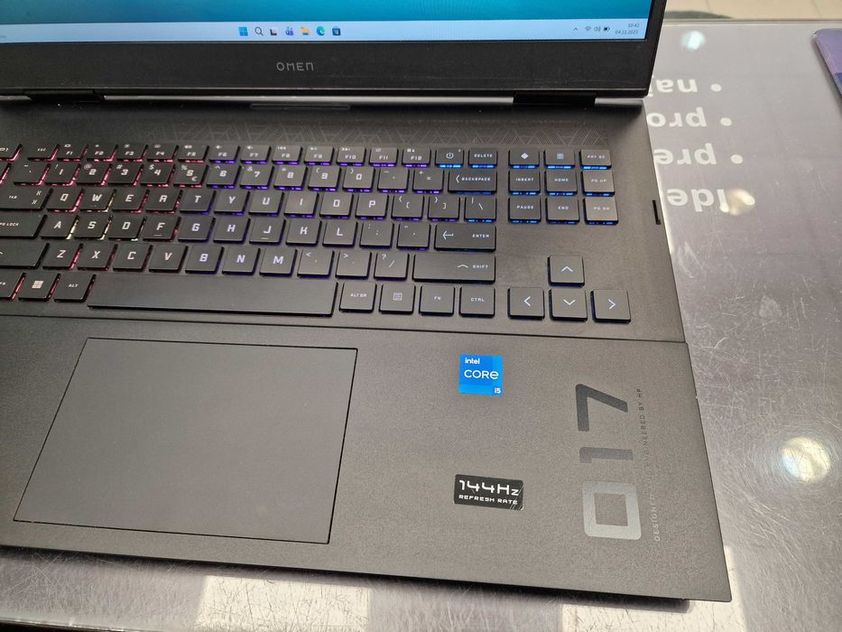 HP OMEN 17-ck0720nw/ i5-11400H/ 32GB/ 512GB/ RTX 3060 6GB/ 17.3" FHD