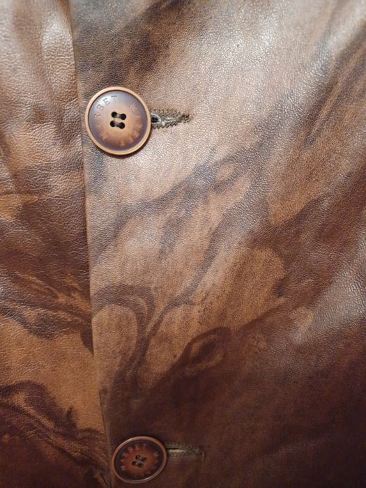 Kurtka Męska Skóra Wysokiej Jakości Marbet Brązowa L Nowa