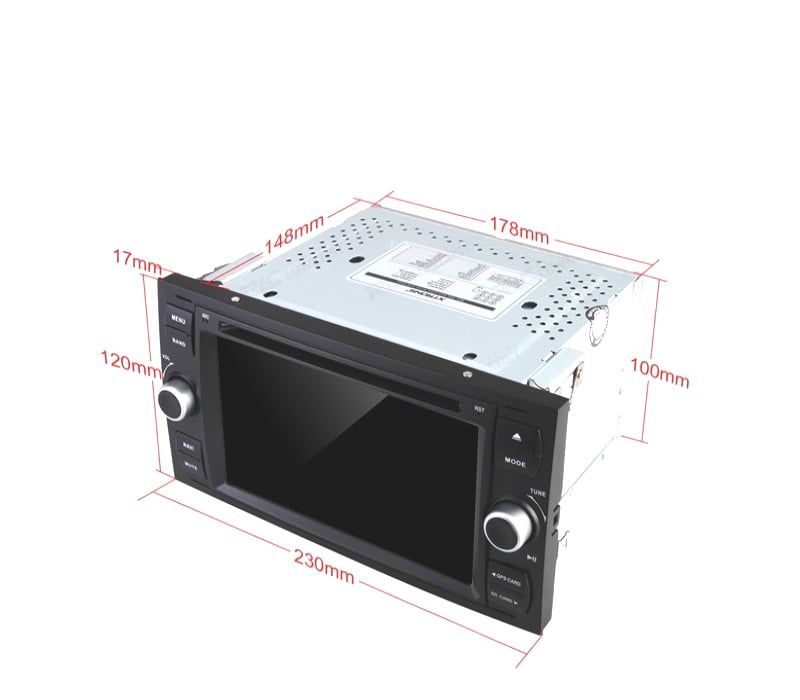 AUTO RADIO GPS 2DIN 7" GPS TACTIL PARA FORD FOCUS C-MAX FIESTA GALAXY KUGA MONDEO S-MAX TRANSIT