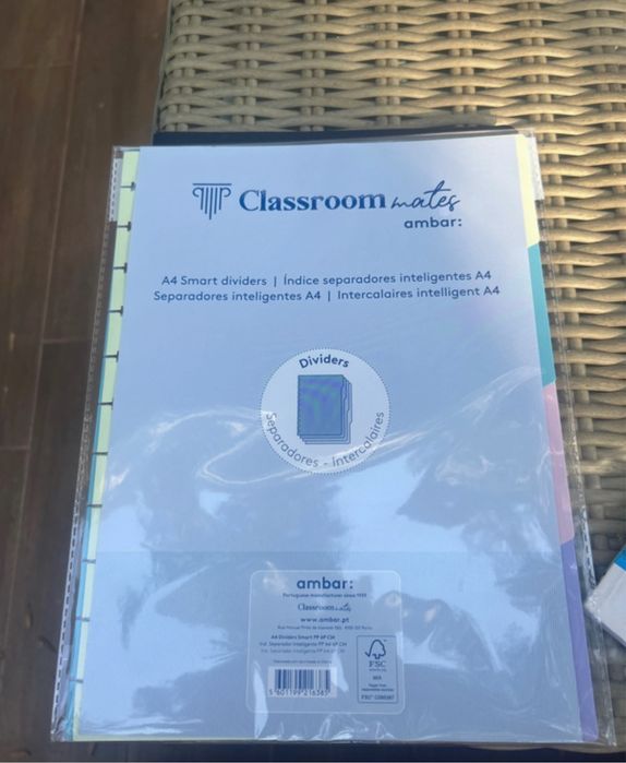 4 Divisores Para Caderno Inteligente