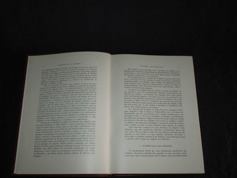 Livro História das Religiões Saussaye Inquérito