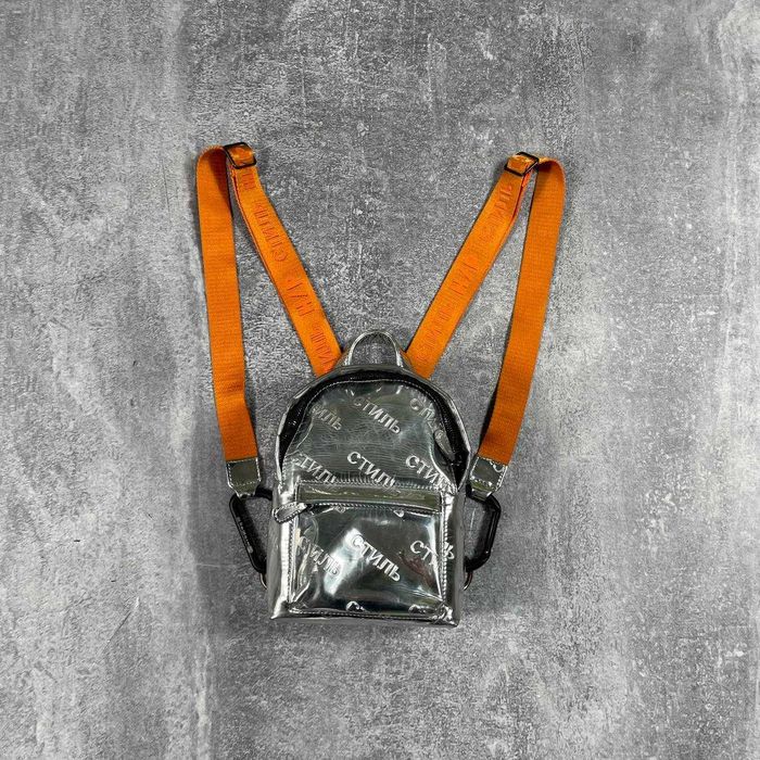 Оригинальный Рюкзак Heron Preston Metallic СТИЛЬ