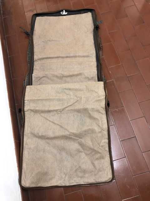 Saco de viagem para fatos em pele genuína e vinil