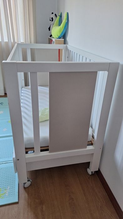 Cama bebe micuna + colcao + extras