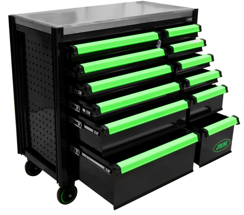 Carrinho de Ferramentas JBM, 6 + 6 gavetas com ou sem Ferramenta JL20