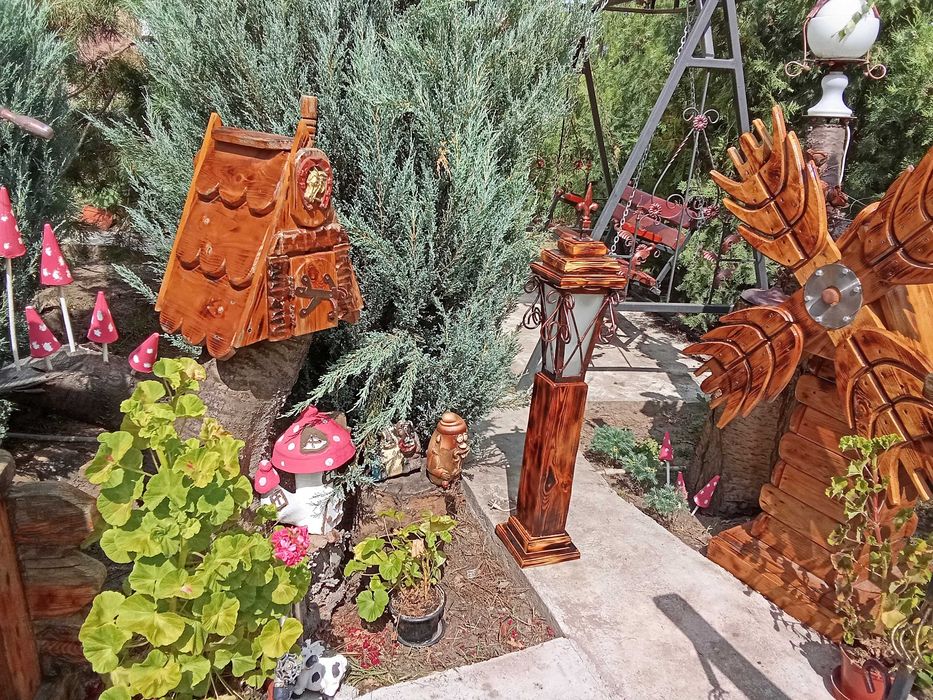 Садовый декор дерево,металл