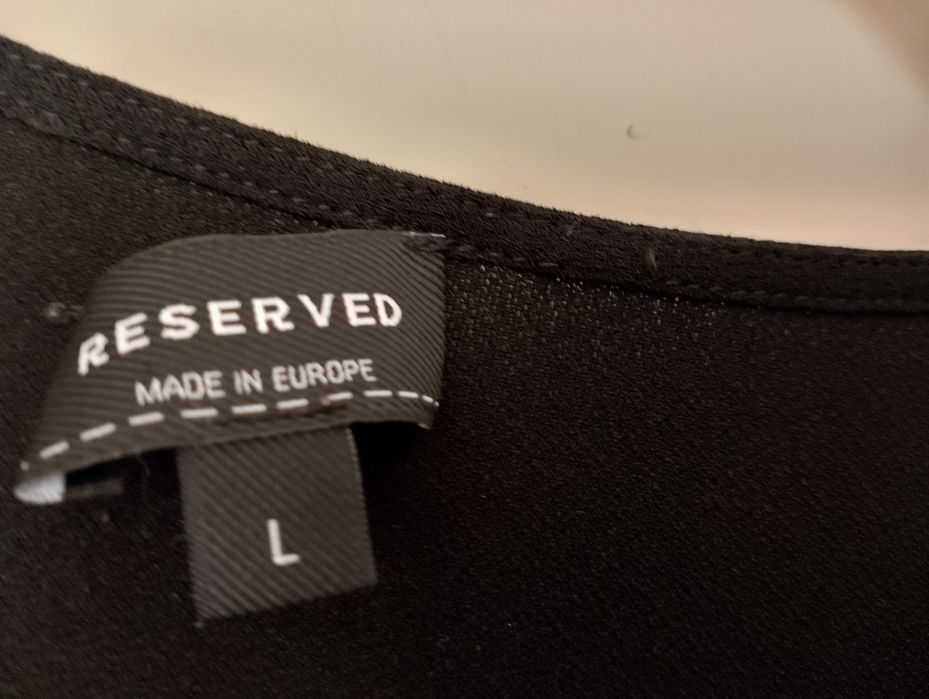 Czarna bluzka damska Reserved rozmiar L