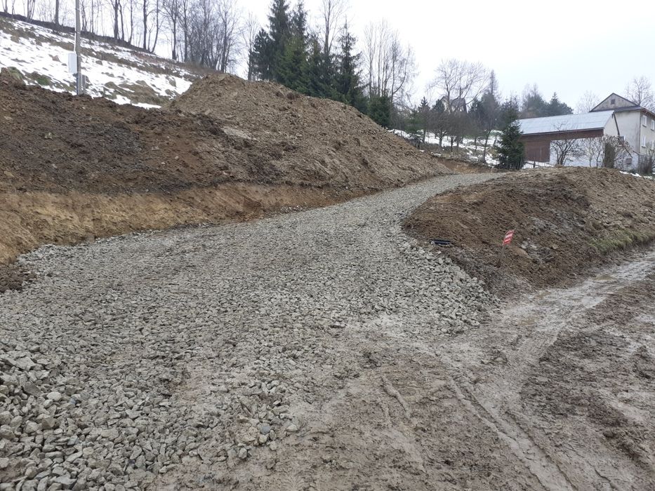 Usługi koparka/Roboty Ziemne Drogowe,Fundamenty,Wykopy,Wyburzenia,Bru