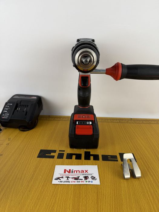 Професійний шурупокрут безщітковий Einhell+ болгарка AXXIO 18V