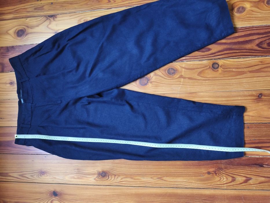 Spodnie lniane Zara 38