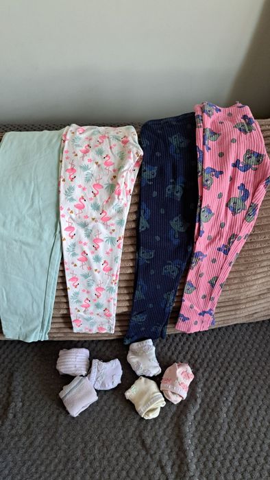 Paczka ubranek dla dziewczynki r.116+gratis kurtka