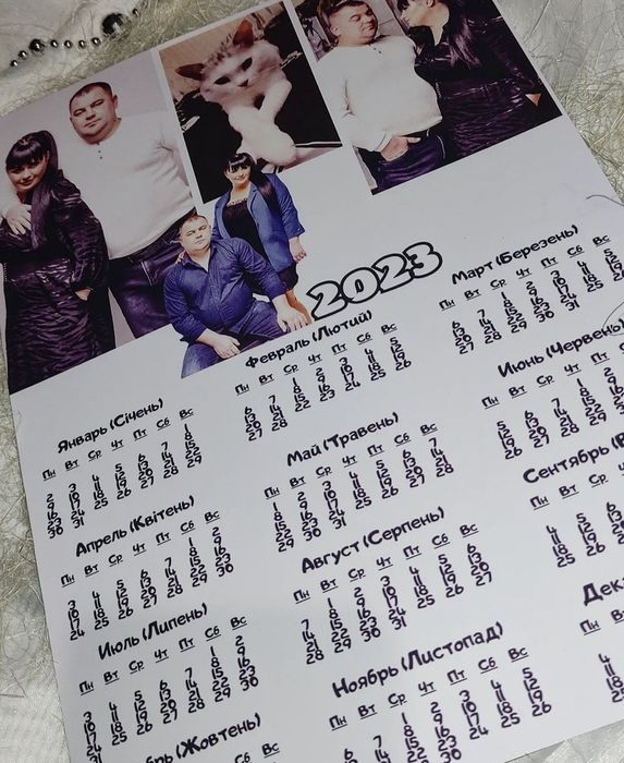 Магниты с фото , магнитик-календарик , акриловые магнитики