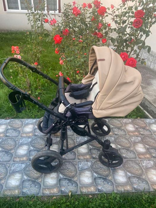 Дитячий візок 2 в 1 Angelina Respect Ecco Бежевий RE54