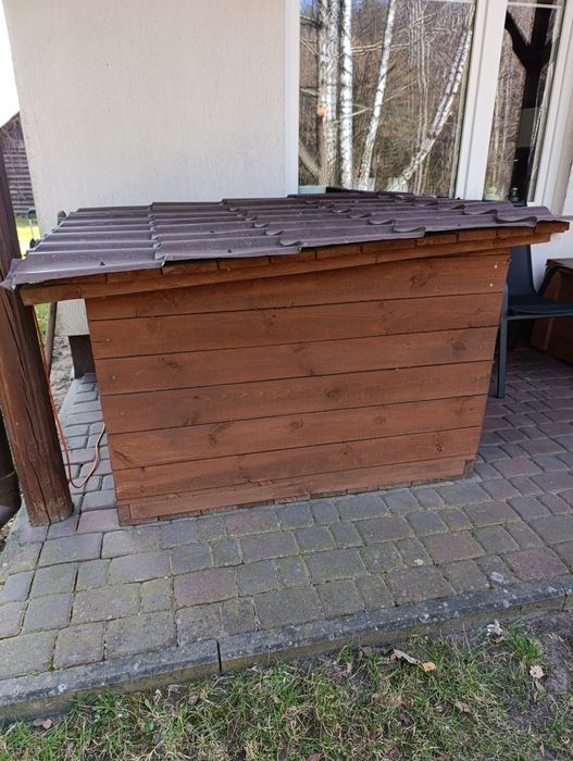 Buda dla psa, bardzo duża, ocieplana