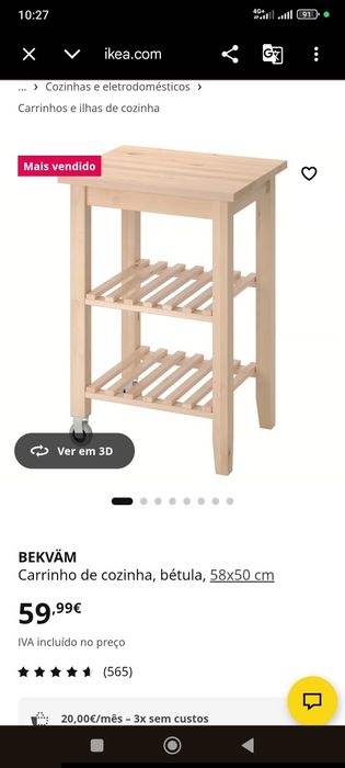 estante IKEA  de cozinha