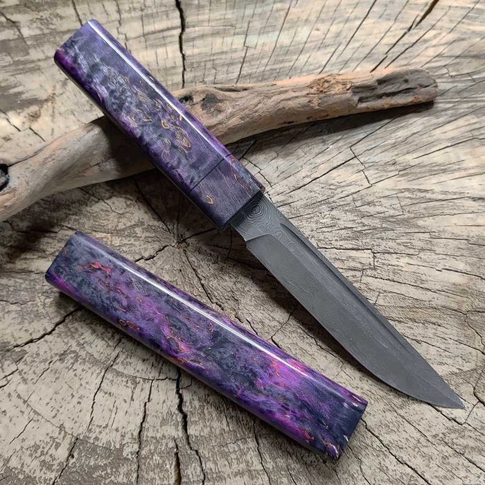 Ножи "Финка" ручной работы, авторские, подарочные. Дамаск, N690, Х12МФ