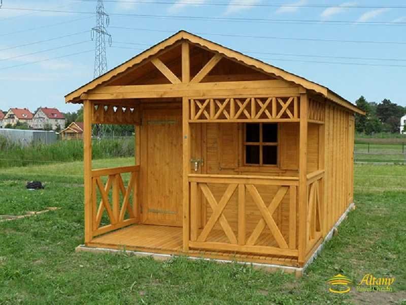 DOMEK MICHAŚ 4,5x5,25 Impregnowany+Podłoga Taras Dach 2-spad Producent