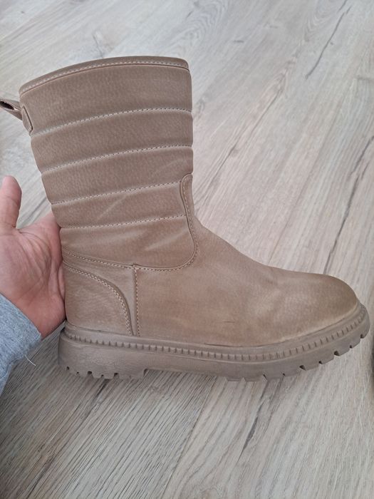 Kozaki buty na zimę wyższe bardzo ciepłe