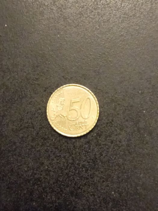 Moeda portuguesa com defeito