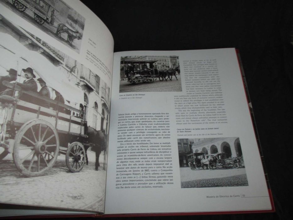 Livro História do Eléctrico da Carris Marina Tavares Dias