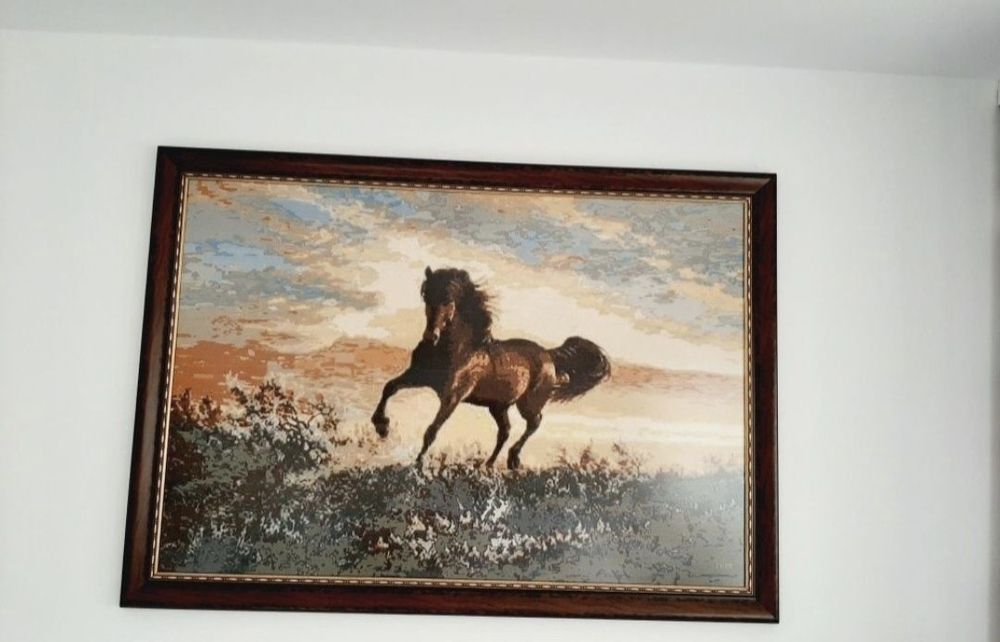 Obraz handmade KOŃ w Biegu