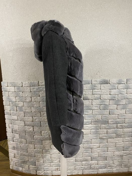 Пальто зимнее- шерсть+ мех