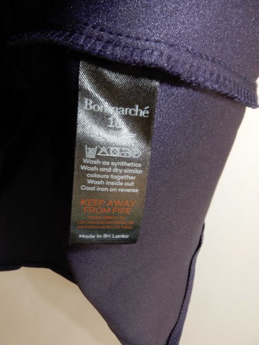 Spódnica maxi rozkloszowana granatowa Bonmarche 44 XXL
