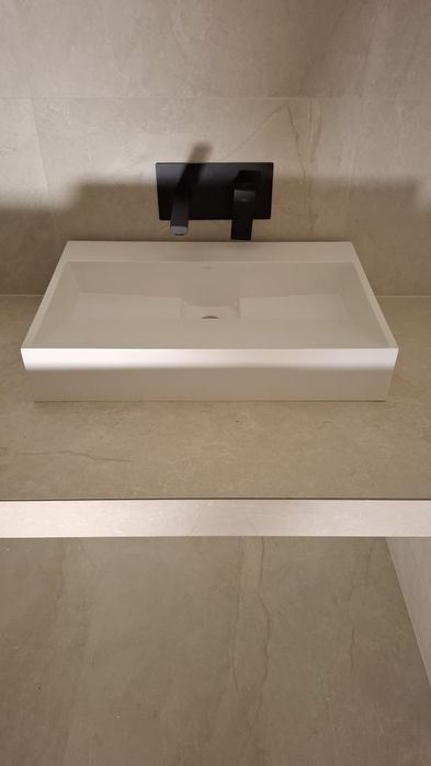 NOWA Umywalka nablatowa konglomerat 60cm