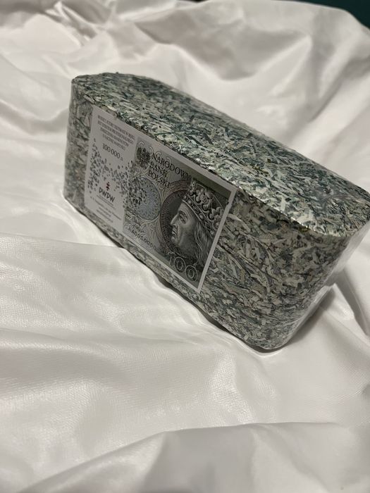 Brykiet PWPW - 100 000 zł w banknotach 100 zł
