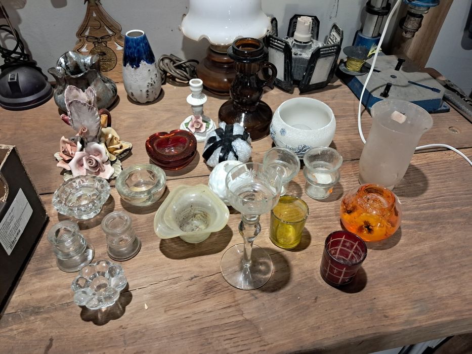 Porcelana, kryształy, szkło