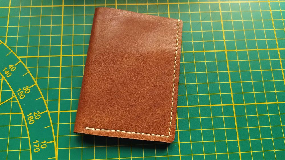 Portfel ręcznie robiony / włoska skóra / handmade / mini portfel