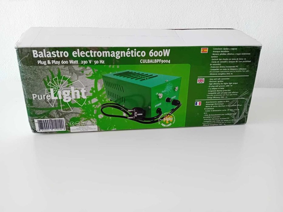 Balastro eletromagnético Pure Light 600W – Novo