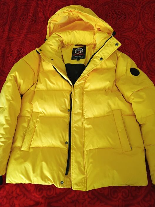 Пуховик жёлтый мужской L